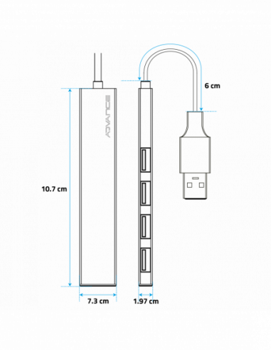 HUB USB 3.0 SMART XPAND / 4 x USB 3.0