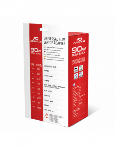 POWERUP PACK LCD universeel 90W