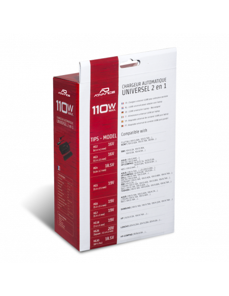 Cargador universal POWERUP 2en1 de 90W