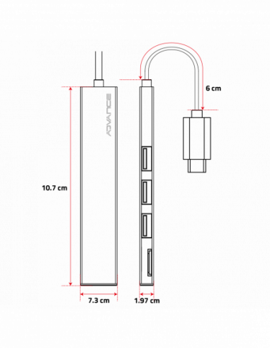 XPAND SMART USB-C / HUB 2 en 1
