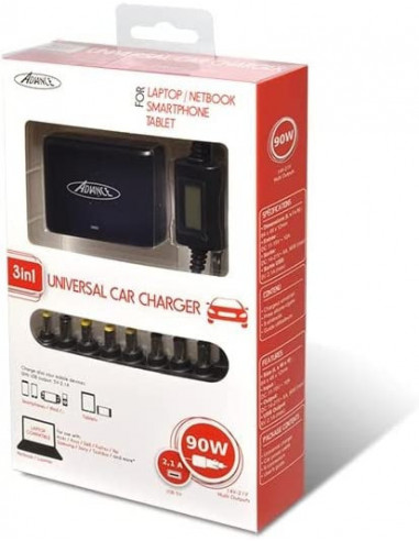 Cargador universal LCD POWERUP Mini...