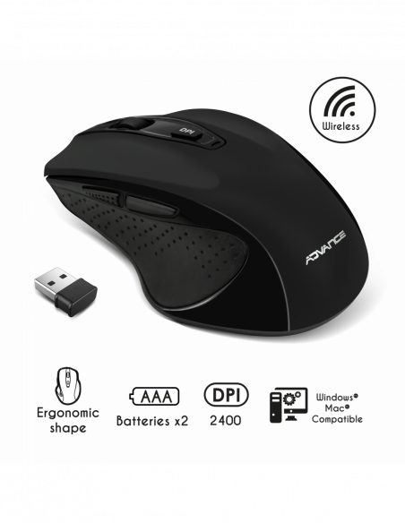 Ratón inalámbrico SHAPE 6D