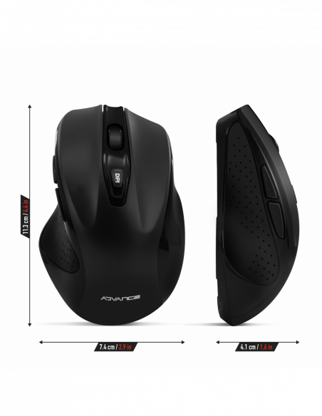 Ratón inalámbrico SHAPE 6D