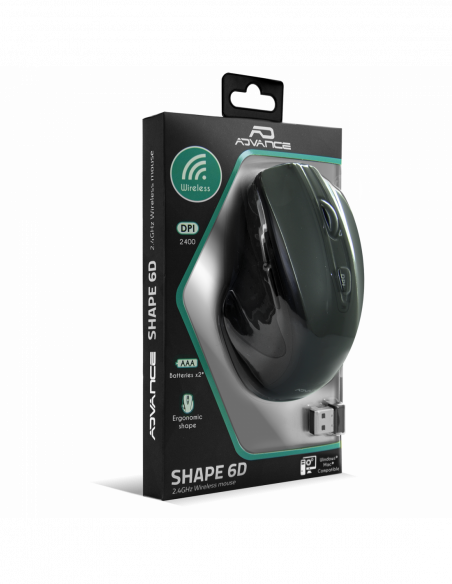 Ratón inalámbrico SHAPE 6D