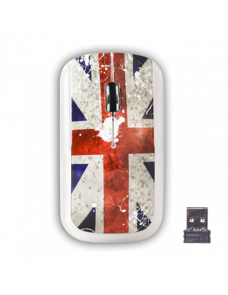 Ratón inalámbrico Union Jack