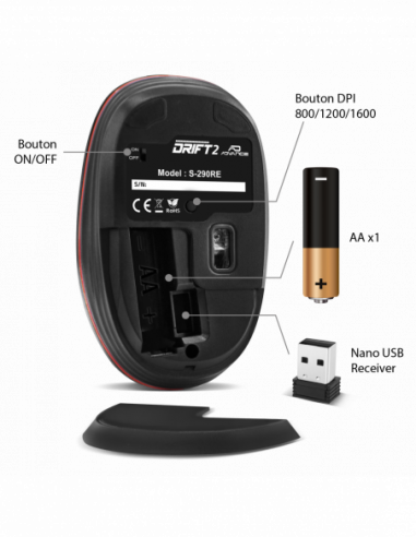 DRIFT2 Mouse sem fio