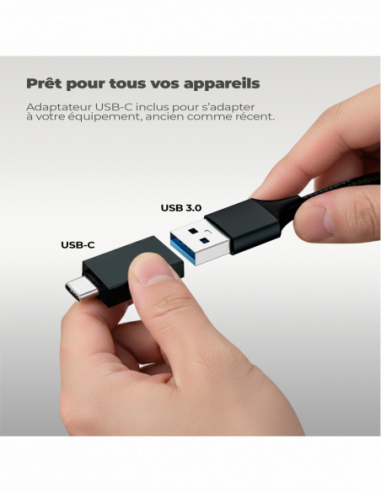 XPAND STARTER USB 3.0 / HUB 4 en 1