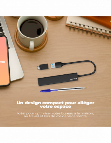 XPAND STARTER USB 3.0 / HUB 4 en 1