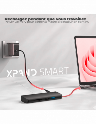 XPAND SMART USB-C / HUB 8 en 1